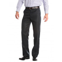 Mark Taylor Men Striped Black Trousers