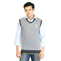 Puma Men Knitted Vest Grey Sweater