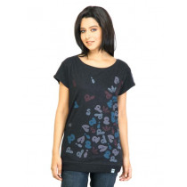 ADIDAS Originals Women Graphic Black Tshirt