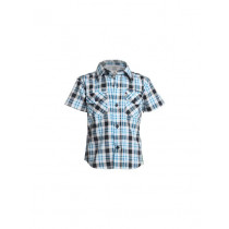 Gini and Jony Boys Check Blue Shirt