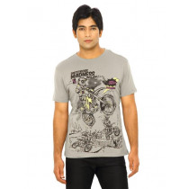 Wrangler Men Dirtcross Grey T-Shirts