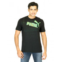 Puma Men Scribble Black Tshirts