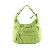 Kiara Women Buckel Green Handbag