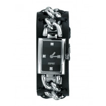Esprit Women Rough Chic Black Silver Watches
