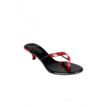 Rocia Women Black & Red Sandals