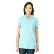 United Colors of Benetton Women Blue Polo T-shirt