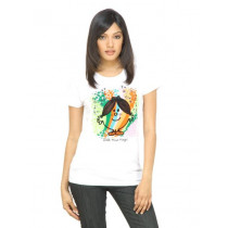 Little Miss Women Magic White T-shirt