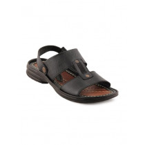 Franco Leone Men Casual Black Sandals