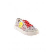 Warner Bros Kids Girls TW Net Face Canvas Grey Casual Shoes