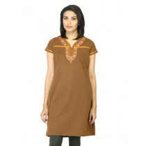 Mother Earth Women Brown Kurta