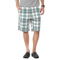 Myntra Men Green Check Shorts