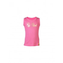Gini and Jony Kids Girls Printed Pink Tops