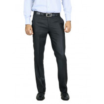 Genesis Men Solid Black Trouser