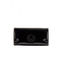 United Colors of Benetton Women Solid Black Wallets