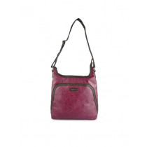 United Colors of Benetton Women Solid Purple Handbags