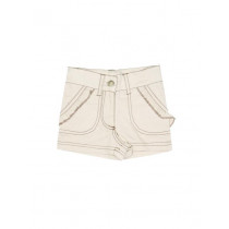 ANT Kids Girls Solid Beige Short