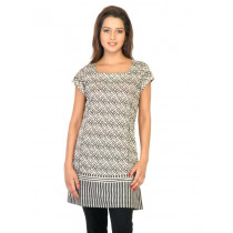 W Women Cream Kurtis