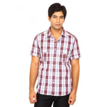 Scullers Men Check Red Shirt