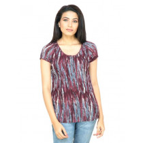 s.Oliver Women Printed Red Top