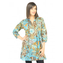Aneri Women Simi Blue Kurta
