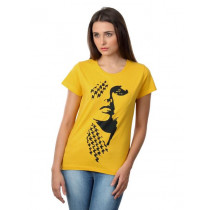 Myntra Women Face Yellow T-shirt