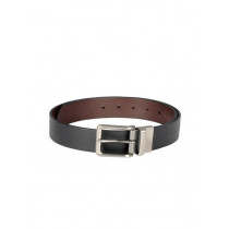 Fossil Men Black & Brown Brandon Reversible Belt