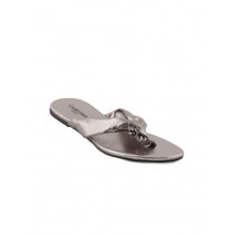 Carlton London Women Casual Silver Flats
