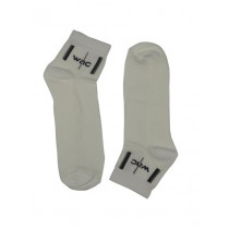 Wrangler Men's White Ankle Length Socks