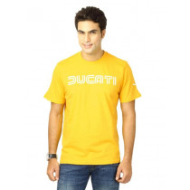 Puma Men ducati logo tee Yellow Tshirts