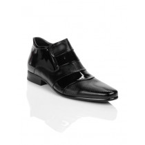 Homme Men Black Semi Formal Shoes