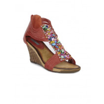 Catwalk Women Orange Wedges