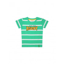 Gini and Jony Boys Rugby Green T-shirt