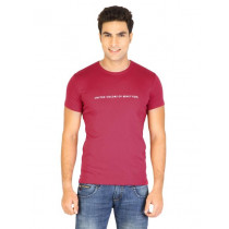 United Colors of Benetton Men Short Red Tshirts