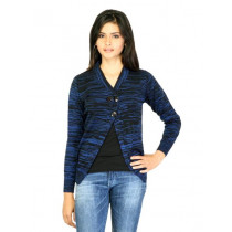 Jealous 21 Women Solid Blue Sweaters