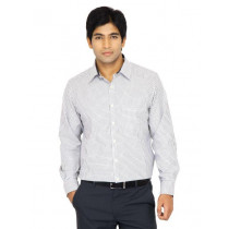 Indigo Nation Men Check White Shirt