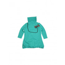 Doodle Kids Girls Ballon Green Top