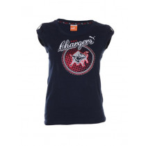 Puma Women Deccan Chargers Blue T-shirt