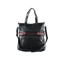 Kiara Women Sporty Look Black Handbag