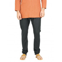 Mother Earth Men Solid Black Churidar