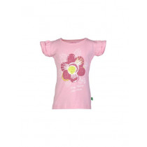 Gini and Jony Girls Printed Pink Top
