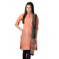 Fabindia Women Black Dupatta