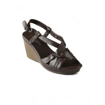 Carlton London Women Casual Brown Sandals