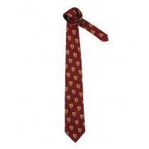 Reid & Taylor Men Printed Maroon Tie