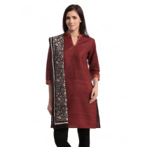 Fabindia Women Printed Black Stole