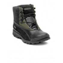 Woodland Men Black Shoes