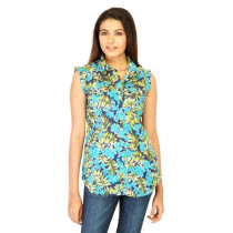 United Colors of Benetton Women Printed Blue Tunics