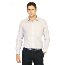 Belmonte Men Check White Shirts