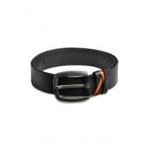 United Colors of Benetton Men Solid Black Belts
