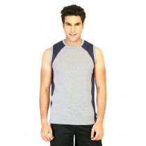 Hanes Men Sleeveless Crew Grey Innerwear T-shirt