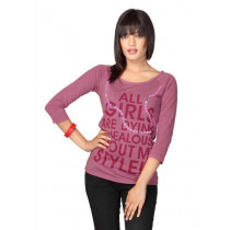 Jealous 21 Women's All Girls Dying Jealousy Pink Top